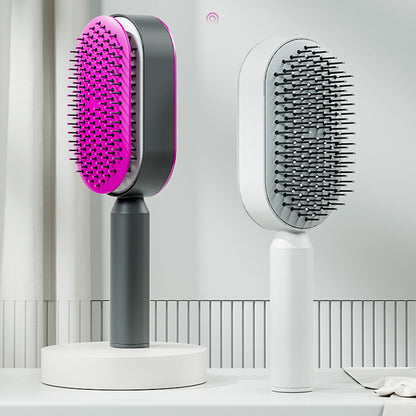 Self-Cleaning Hairbrush