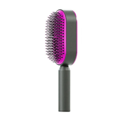 Self-Cleaning Hairbrush