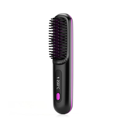 2-in-1 Wireless Straightening Brush